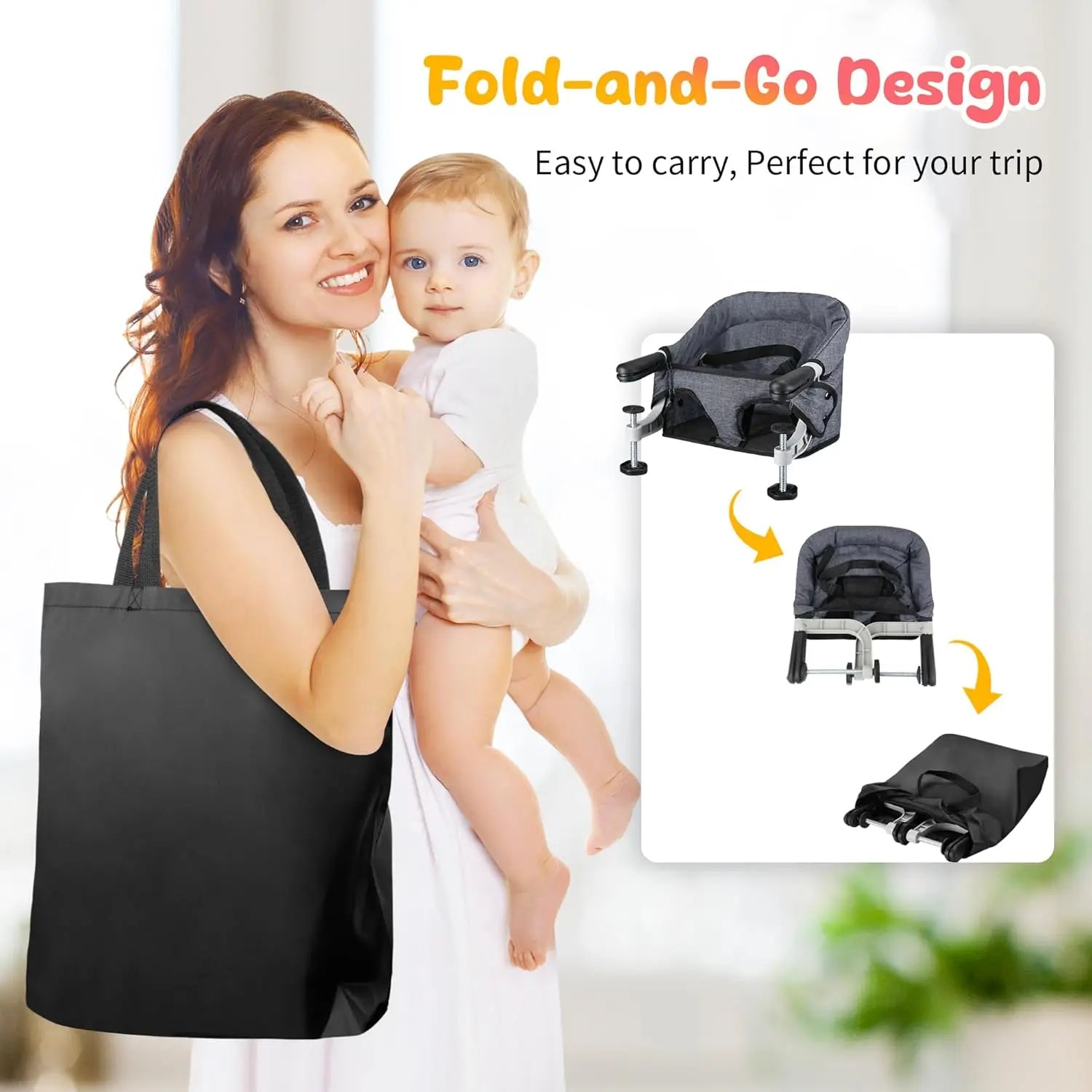Portable High Chair Booster Seat