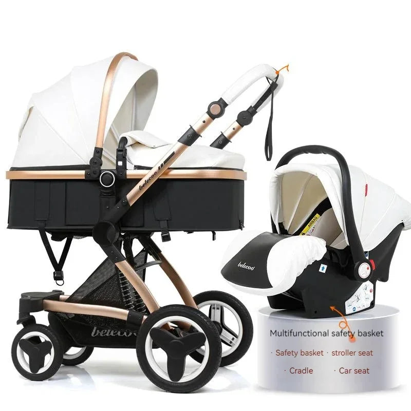 Belecoo 3 in 1 Baby Stroller