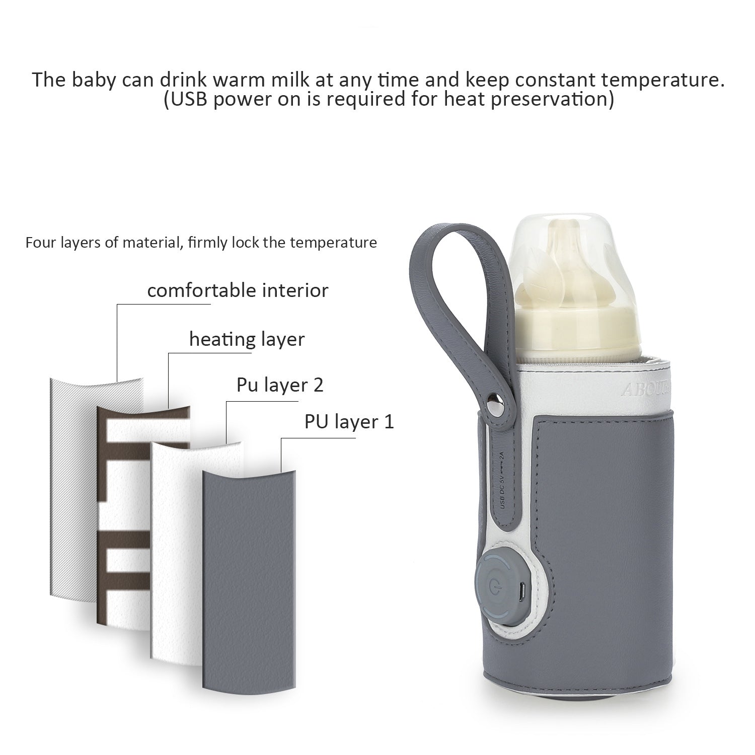 Smart Insulation Baby Bottle Cover