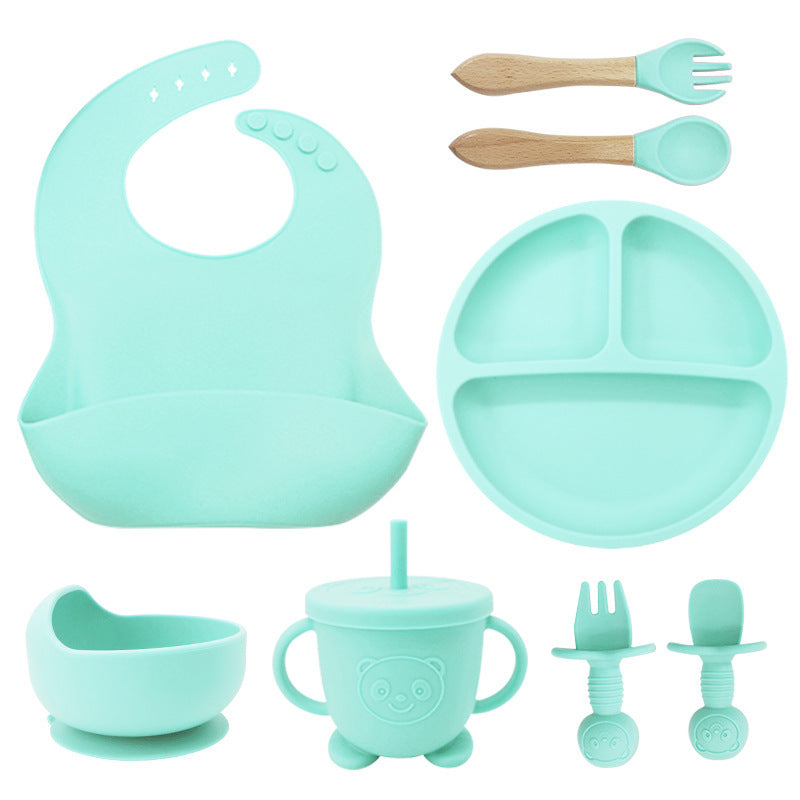 8 Piece Silicone Complete Feeding Kit