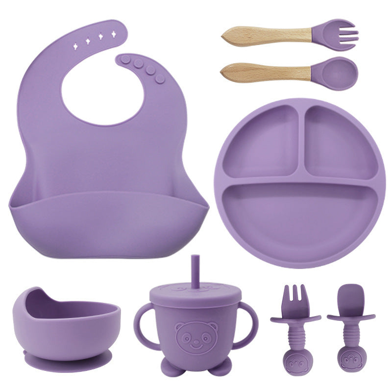 8 Piece Silicone Complete Feeding Kit