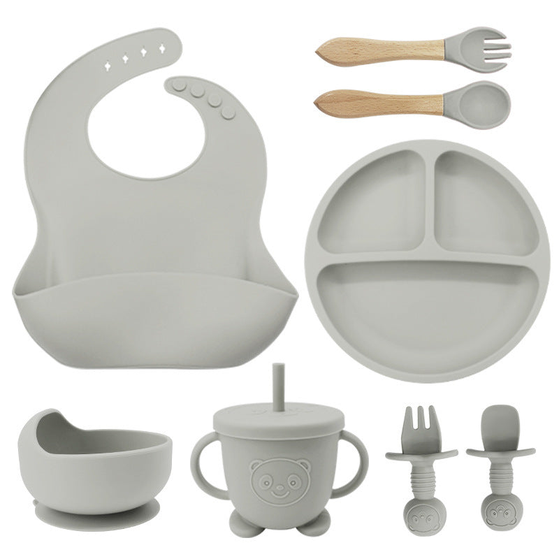 8 Piece Silicone Complete Feeding Kit