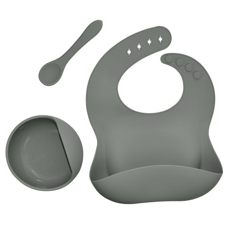 3 Piece Silicone Feeding Set