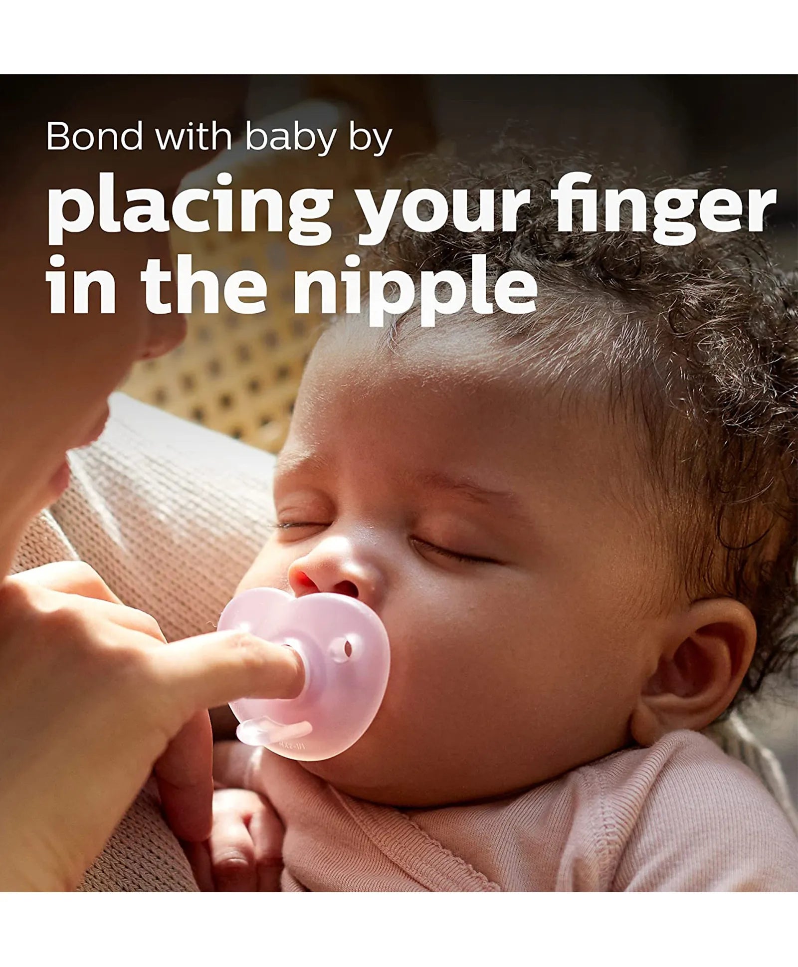 Philips Avent Heart Shaped Silicone Soother - Newborn +