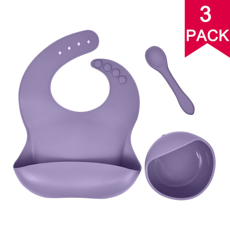 3 Piece Silicone Feeding Set