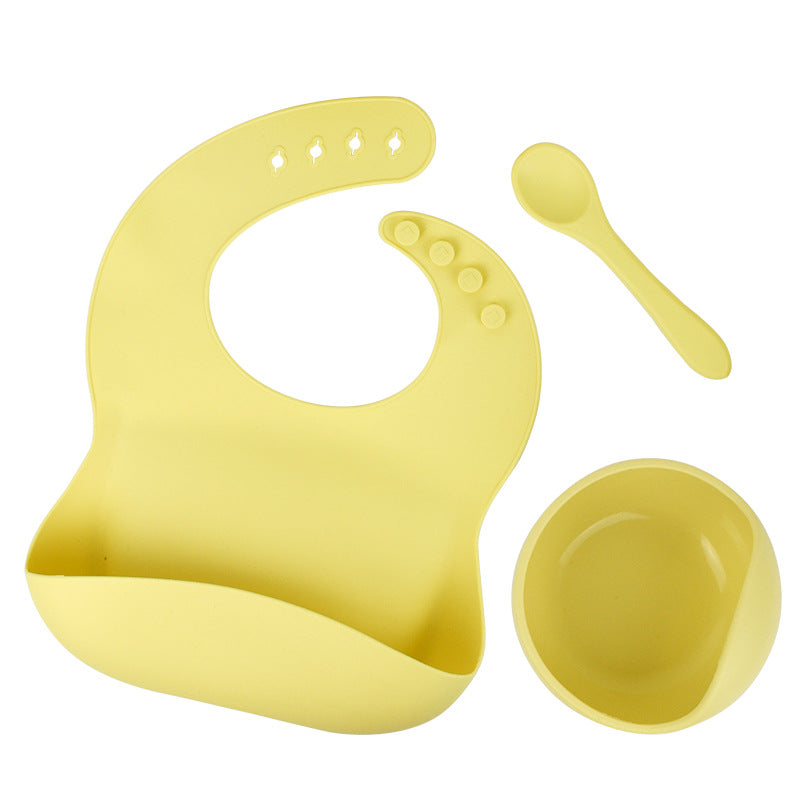 3 Piece Silicone Feeding Set