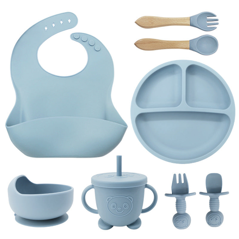 8 Piece Silicone Complete Feeding Kit