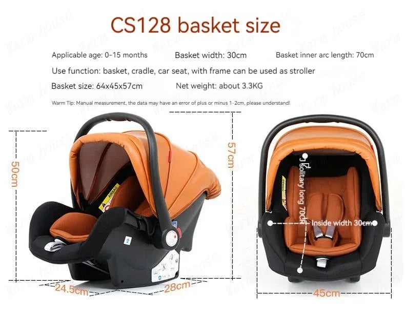 Belecoo 3-in-1 Baby Stroller