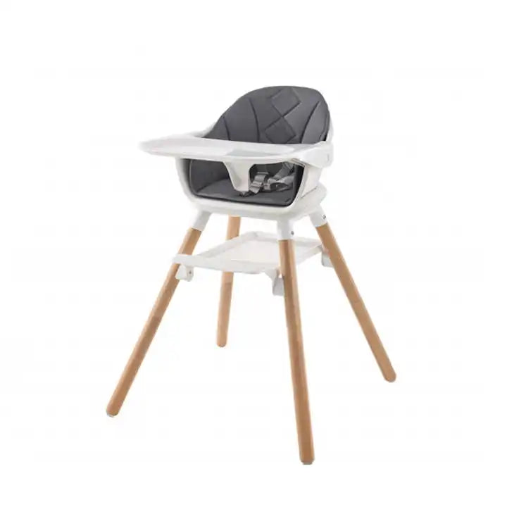 Luxurious Adjustable Wooden Framed High Chair