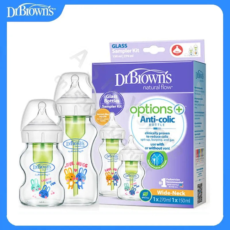 Dr. Brown's Newborn Glass Baby Bottle Set