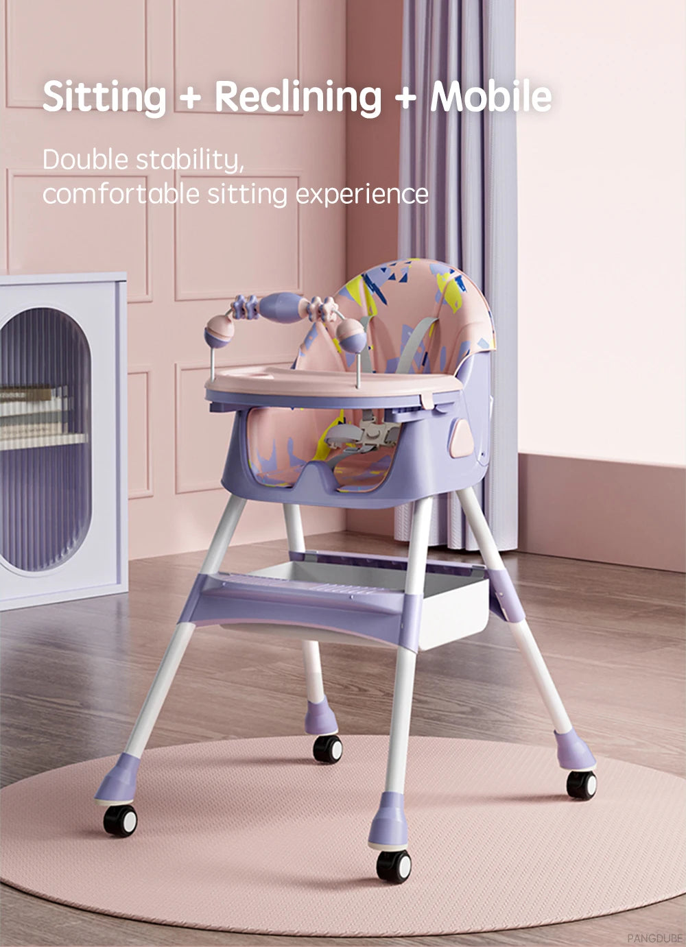 Pangdube Reclining Baby High Chair