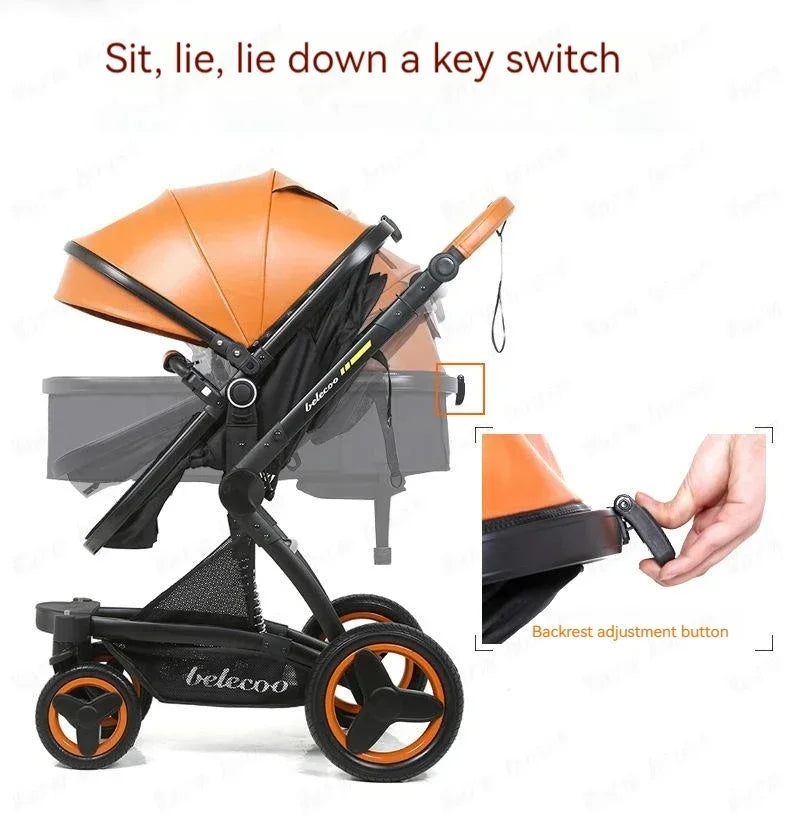 Belecoo 3-in-1 Baby Stroller