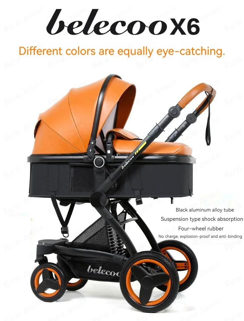 Belecoo 3-in-1 Baby Stroller