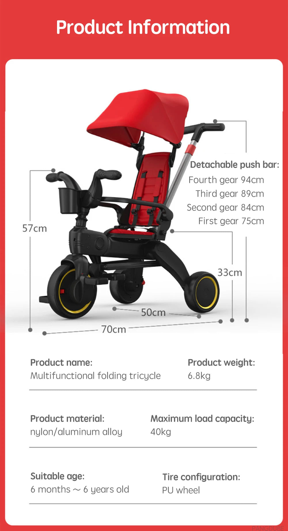 Children's Stroller Tricycle: A Versatile and Fun Ride