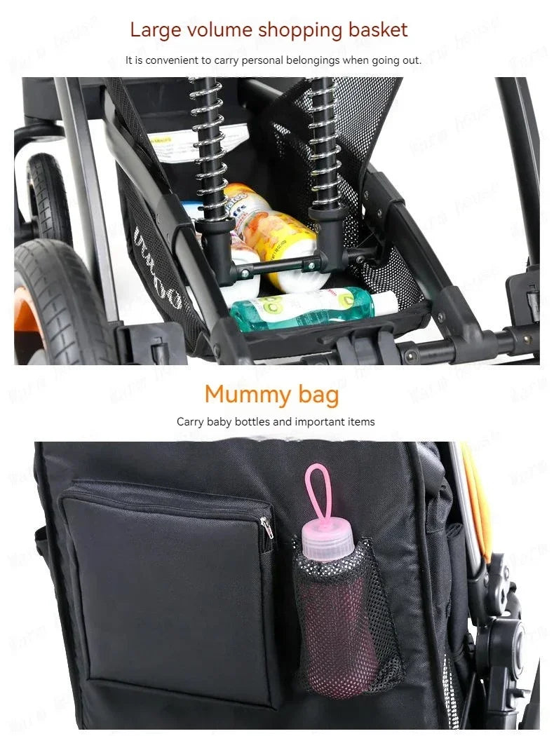 Belecoo 3-in-1 Baby Stroller