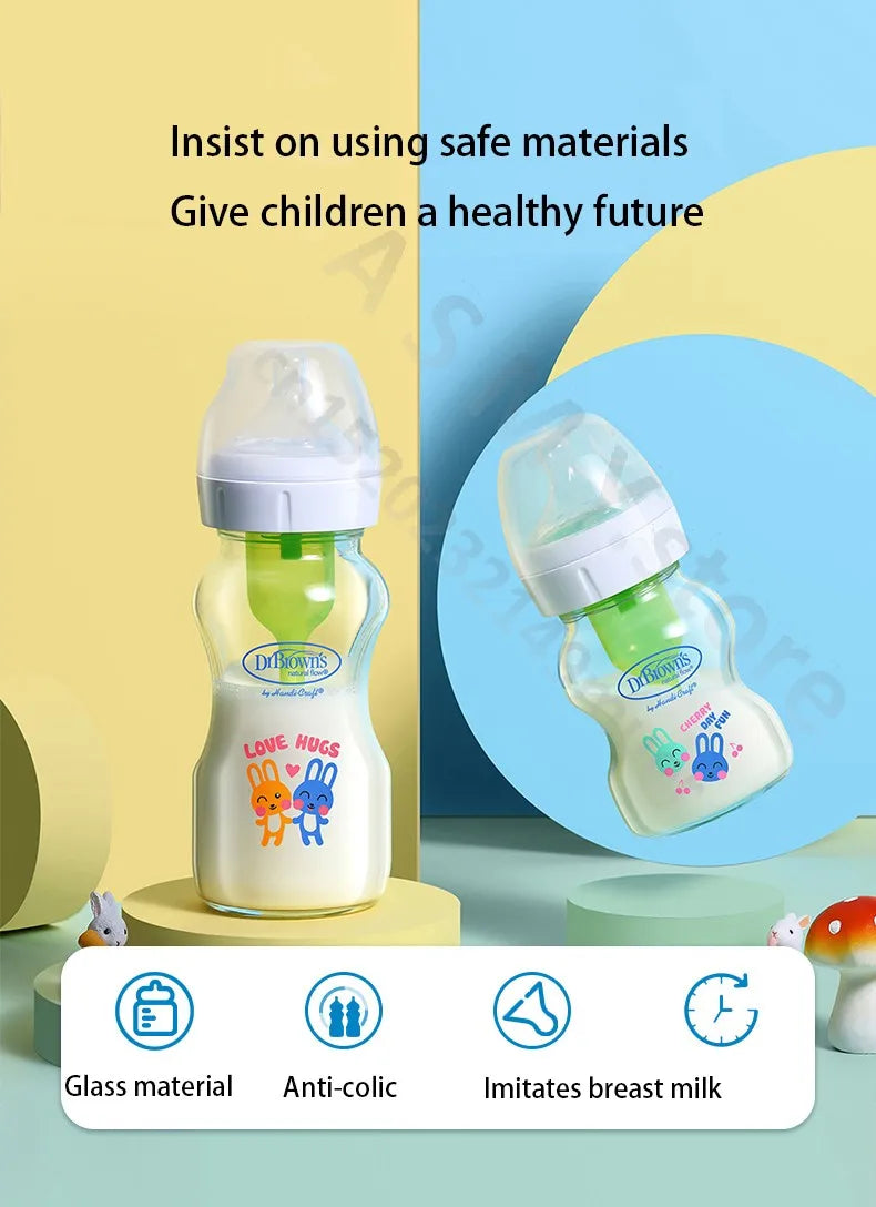 Dr. Brown's Newborn Glass Baby Bottle Set