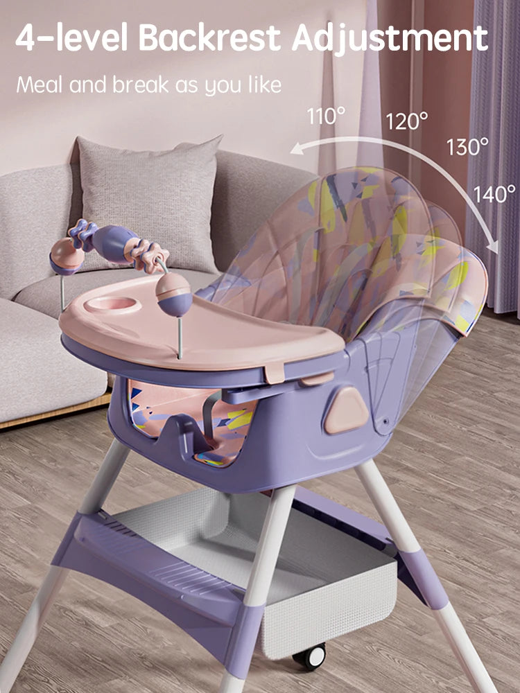 Pangdube Reclining Baby High Chair