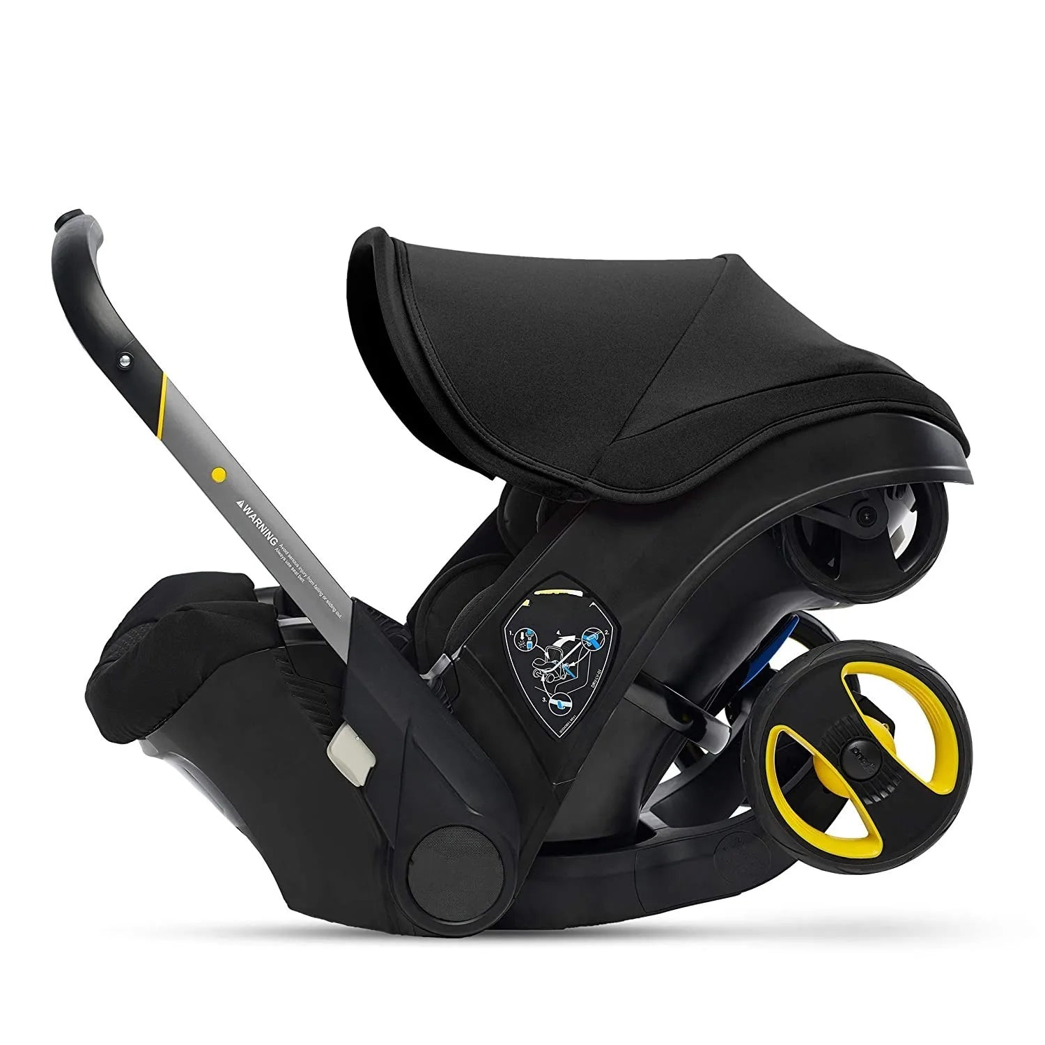 Plush Car Seat & Travel Stroller in One