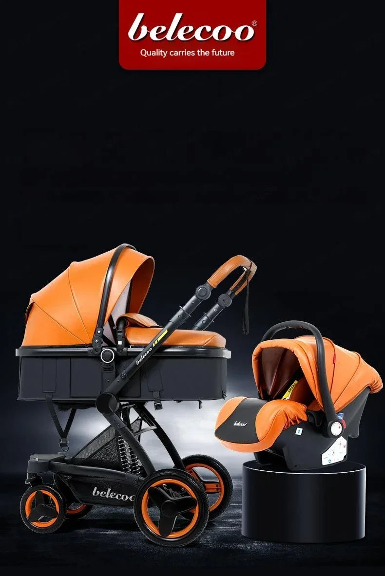 Belecoo 3-in-1 Baby Stroller