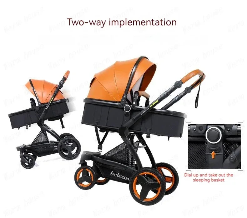 Belecoo 3-in-1 Baby Stroller