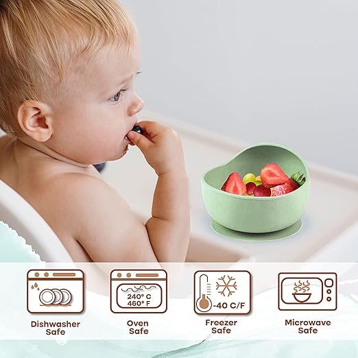 3 Piece Silicone Feeding Set