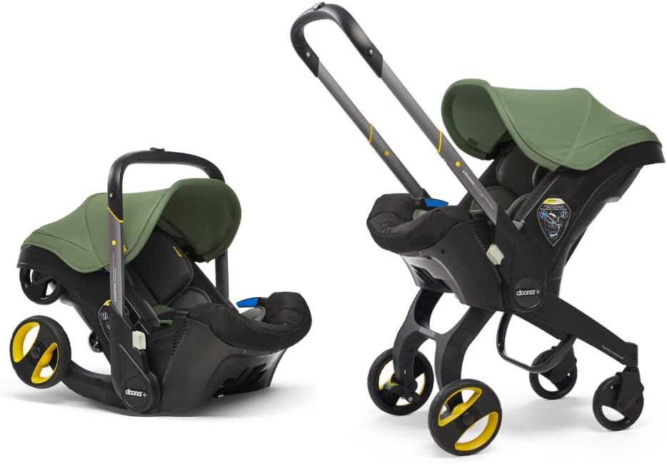 Plush Car Seat & Travel Stroller in One